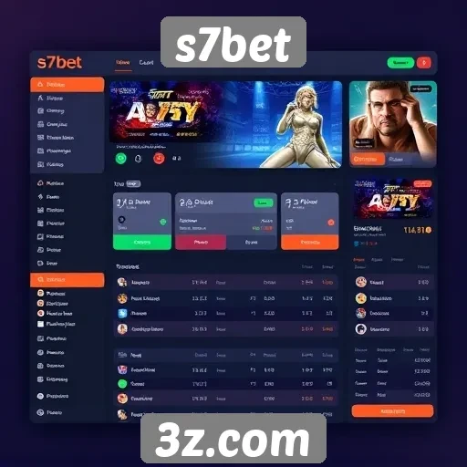 interface do s7bet é amigável e intuitiva